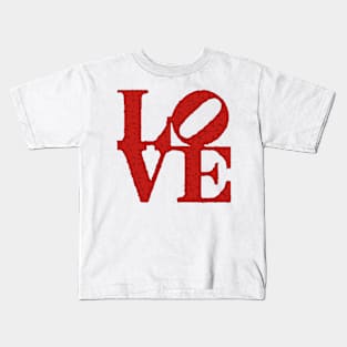 LOVE (Robert Indiana) Kids T-Shirt